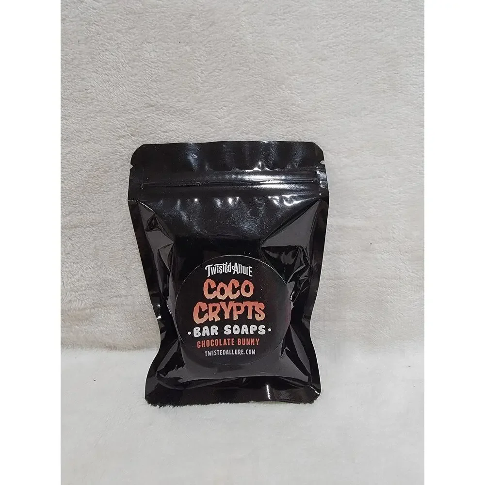 Twisted Allure Haunted Hares Hand Soap with Coco Crisps Chocolate Bunny Bar Soap
